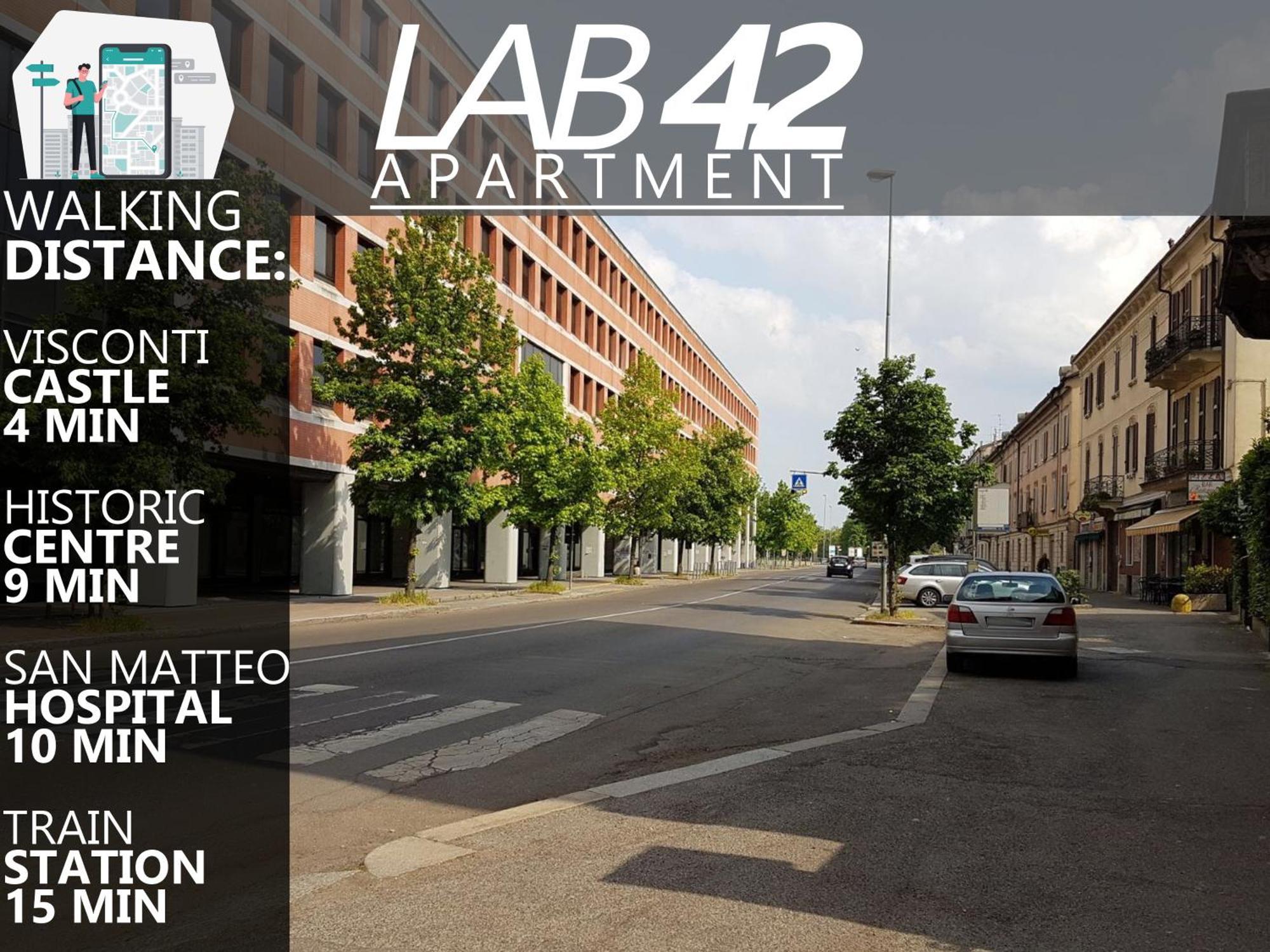 Lab42 City & San Matteo Apartment - 2 Bedrooms 帕维亚 外观 照片